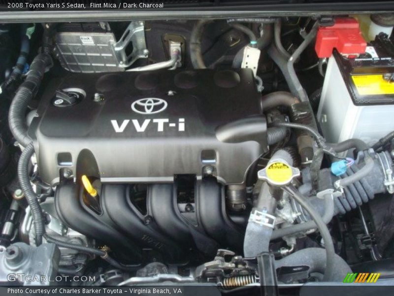 Flint Mica / Dark Charcoal 2008 Toyota Yaris S Sedan
