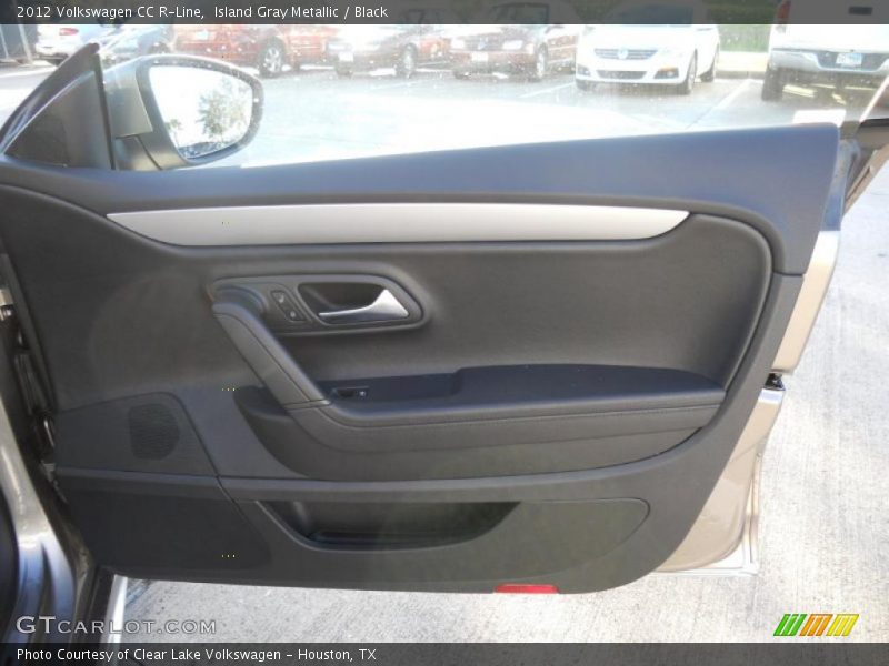 Island Gray Metallic / Black 2012 Volkswagen CC R-Line