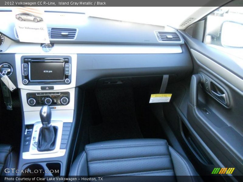 Island Gray Metallic / Black 2012 Volkswagen CC R-Line