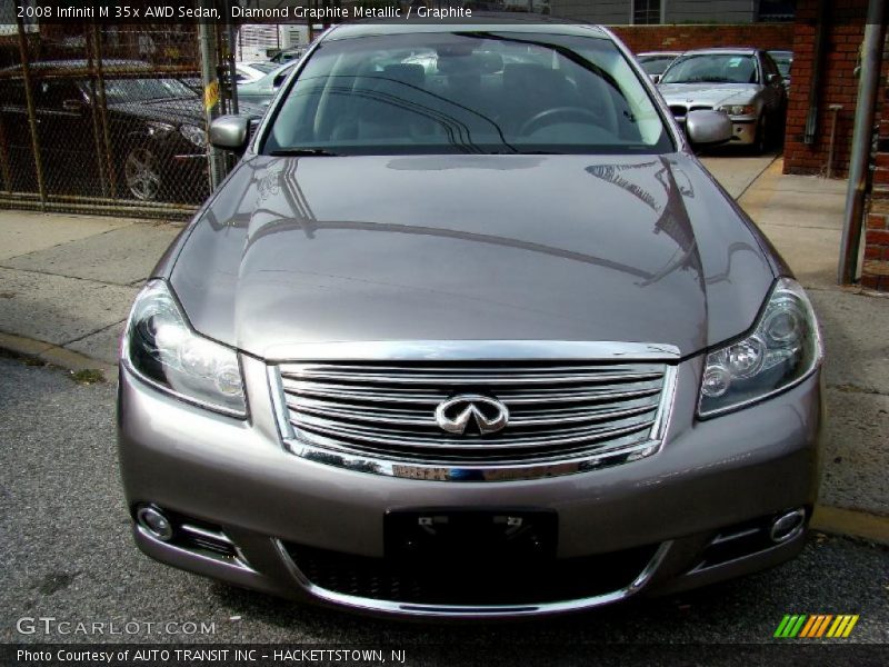 Diamond Graphite Metallic / Graphite 2008 Infiniti M 35x AWD Sedan