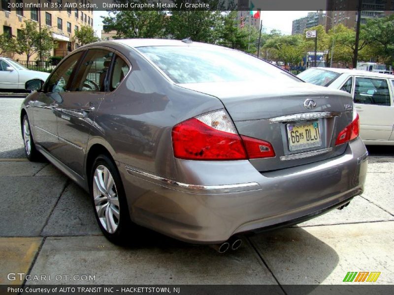 Diamond Graphite Metallic / Graphite 2008 Infiniti M 35x AWD Sedan