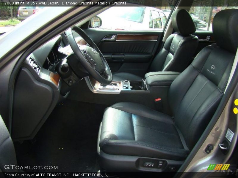 Diamond Graphite Metallic / Graphite 2008 Infiniti M 35x AWD Sedan