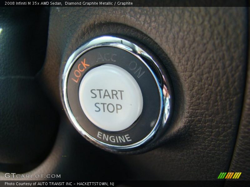 Diamond Graphite Metallic / Graphite 2008 Infiniti M 35x AWD Sedan