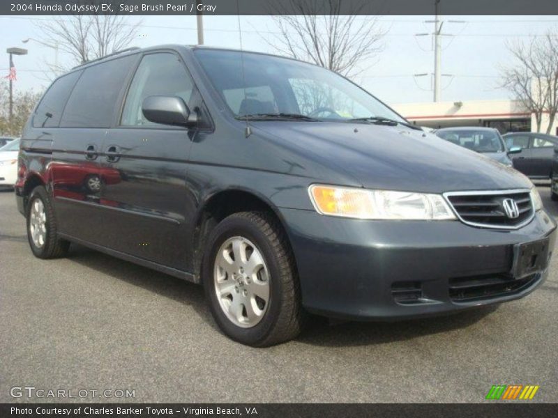 Sage Brush Pearl / Gray 2004 Honda Odyssey EX