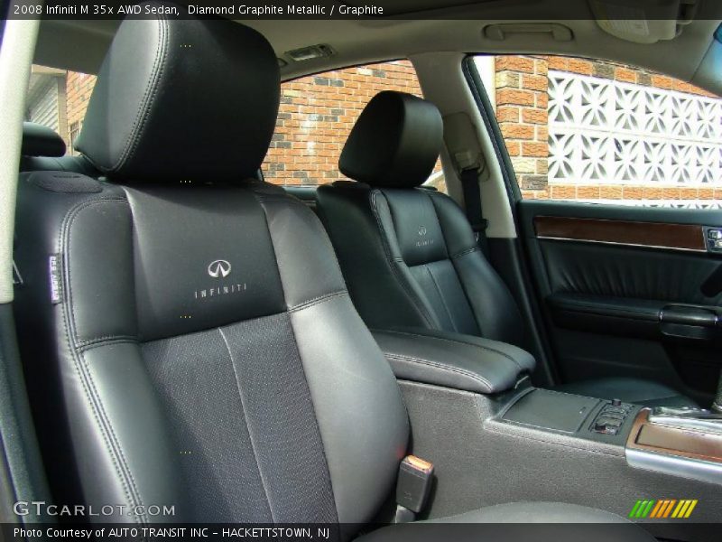 Diamond Graphite Metallic / Graphite 2008 Infiniti M 35x AWD Sedan