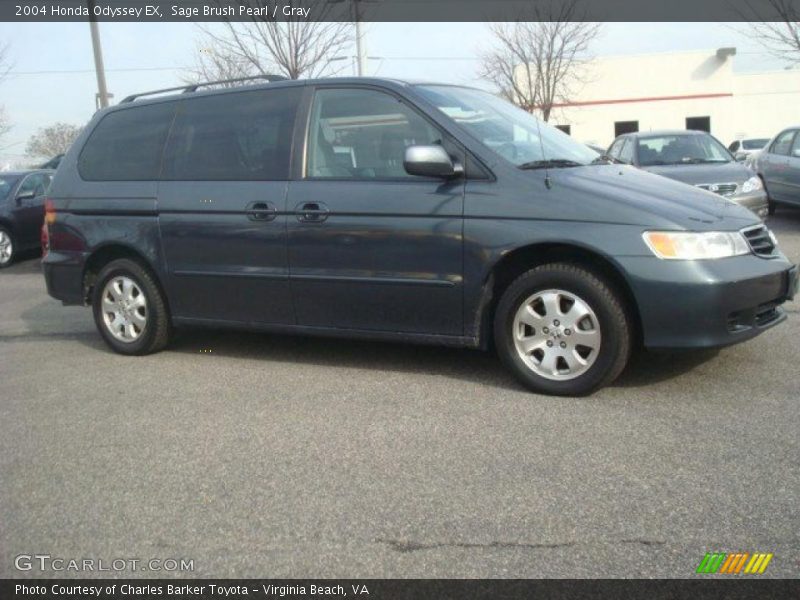 Sage Brush Pearl / Gray 2004 Honda Odyssey EX