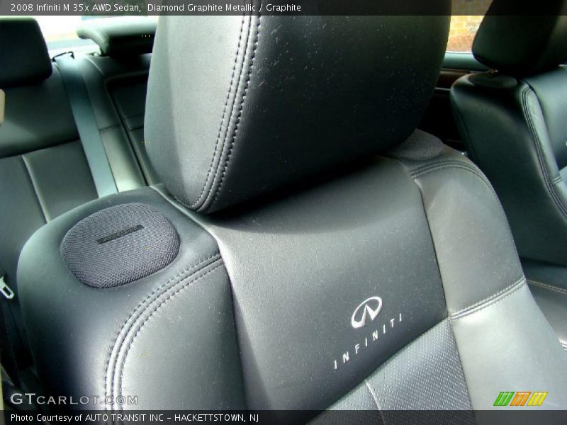 Diamond Graphite Metallic / Graphite 2008 Infiniti M 35x AWD Sedan