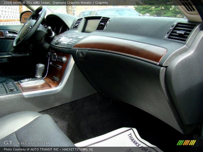 Diamond Graphite Metallic / Graphite 2008 Infiniti M 35x AWD Sedan
