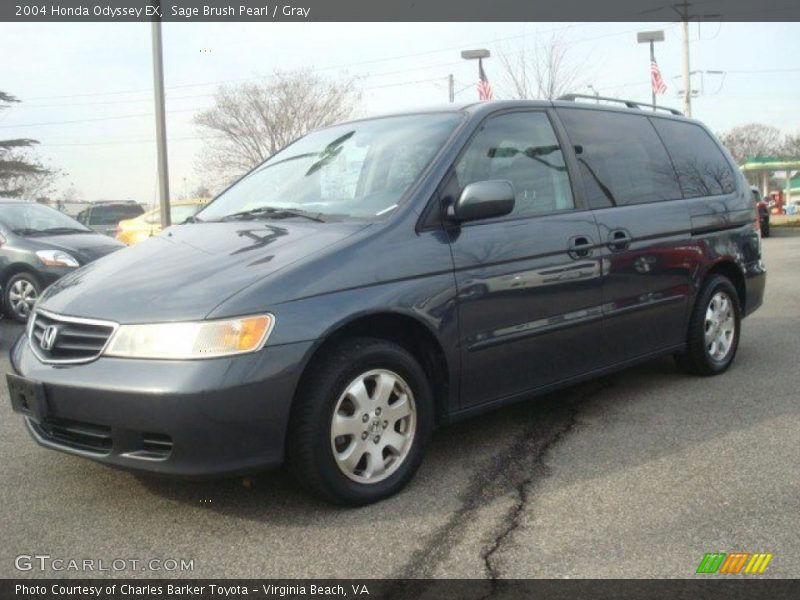 Sage Brush Pearl / Gray 2004 Honda Odyssey EX