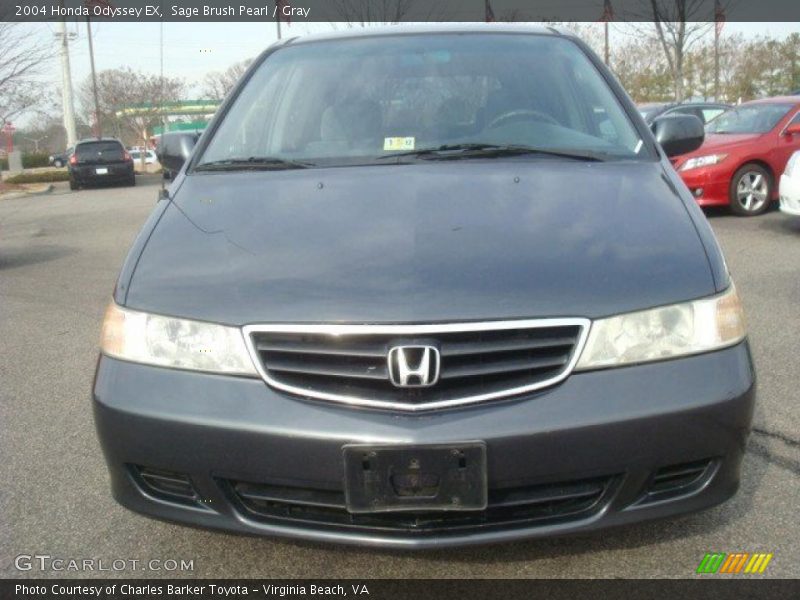 Sage Brush Pearl / Gray 2004 Honda Odyssey EX