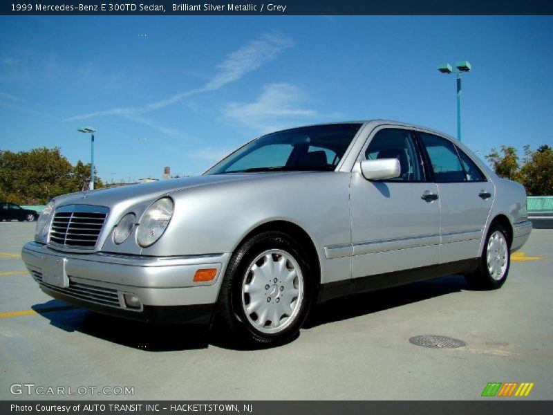 Brilliant Silver Metallic / Grey 1999 Mercedes-Benz E 300TD Sedan