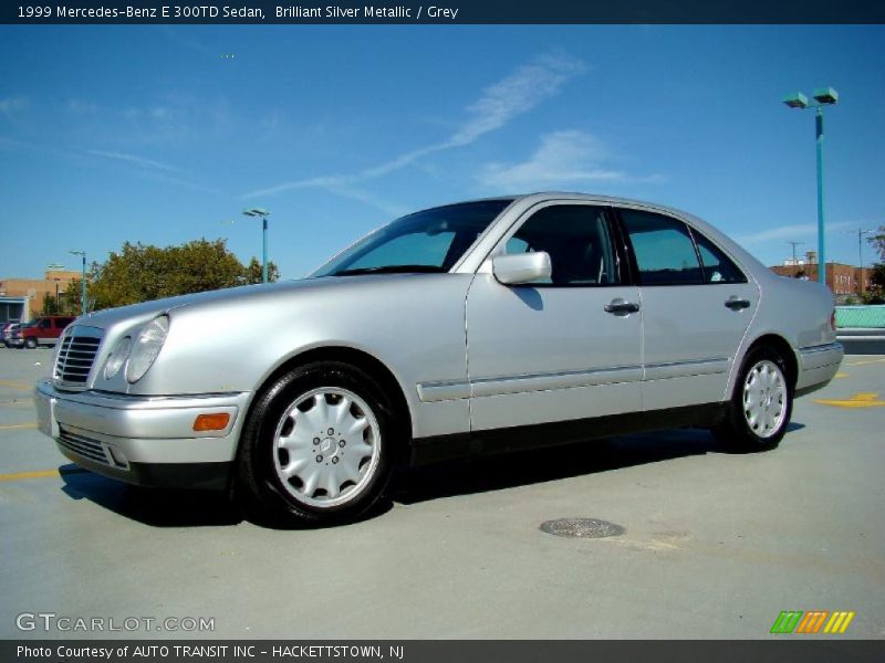 Brilliant Silver Metallic / Grey 1999 Mercedes-Benz E 300TD Sedan