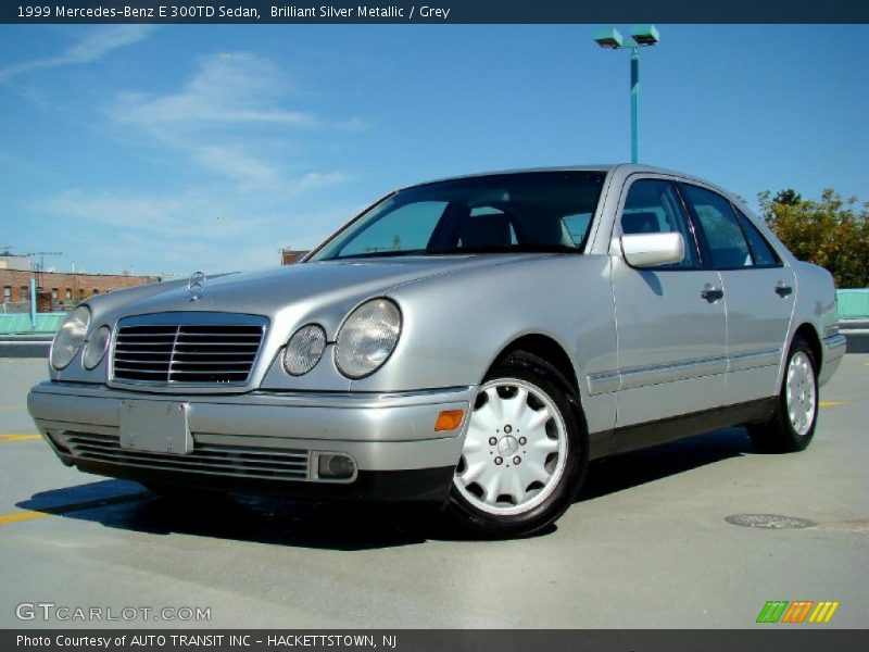 Brilliant Silver Metallic / Grey 1999 Mercedes-Benz E 300TD Sedan