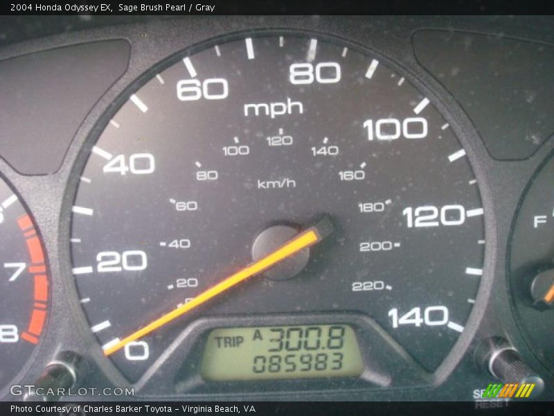 Sage Brush Pearl / Gray 2004 Honda Odyssey EX