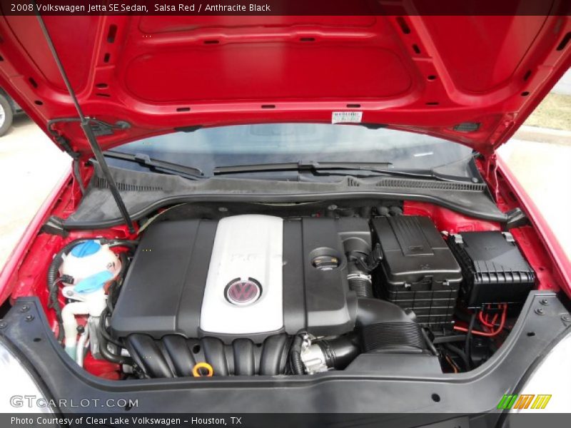 Salsa Red / Anthracite Black 2008 Volkswagen Jetta SE Sedan