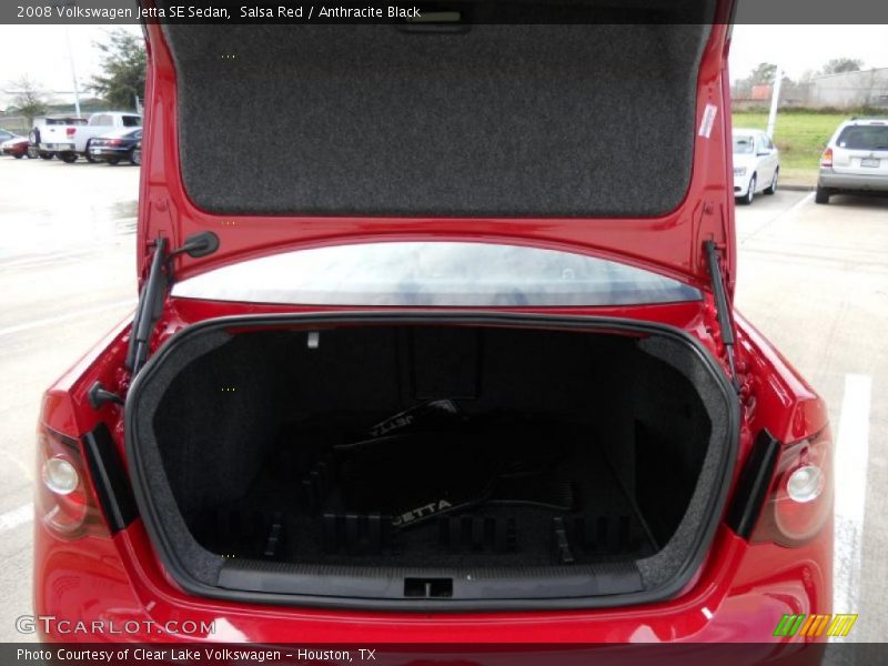 Salsa Red / Anthracite Black 2008 Volkswagen Jetta SE Sedan