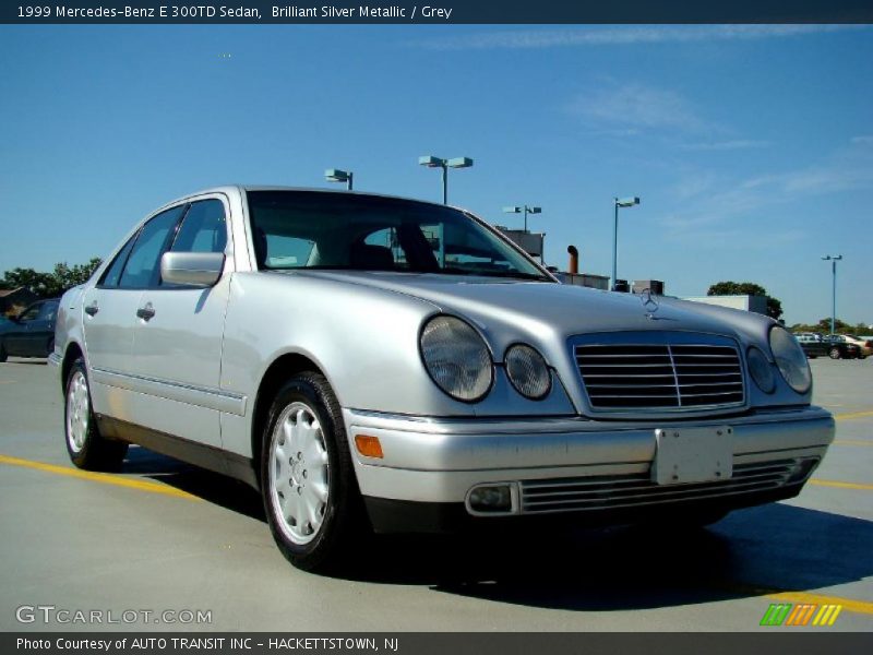 Brilliant Silver Metallic / Grey 1999 Mercedes-Benz E 300TD Sedan