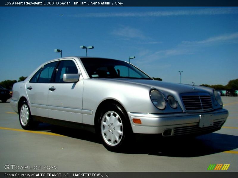 Brilliant Silver Metallic / Grey 1999 Mercedes-Benz E 300TD Sedan