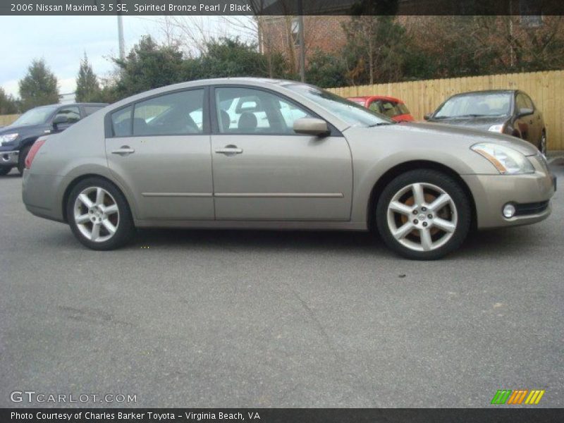 Spirited Bronze Pearl / Black 2006 Nissan Maxima 3.5 SE