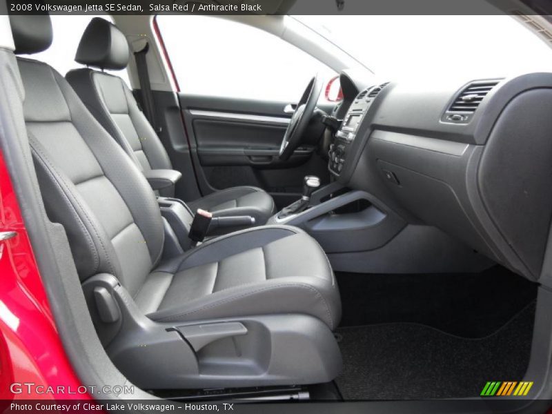 Salsa Red / Anthracite Black 2008 Volkswagen Jetta SE Sedan