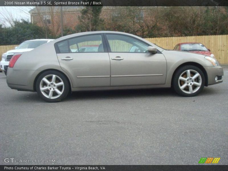 Spirited Bronze Pearl / Black 2006 Nissan Maxima 3.5 SE
