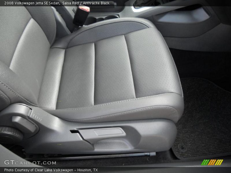 Salsa Red / Anthracite Black 2008 Volkswagen Jetta SE Sedan