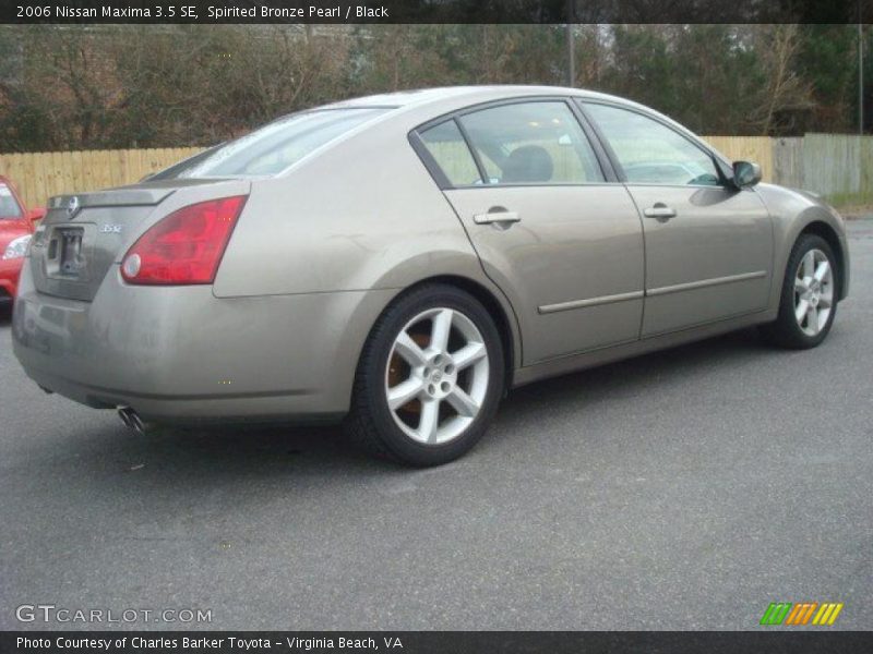 Spirited Bronze Pearl / Black 2006 Nissan Maxima 3.5 SE