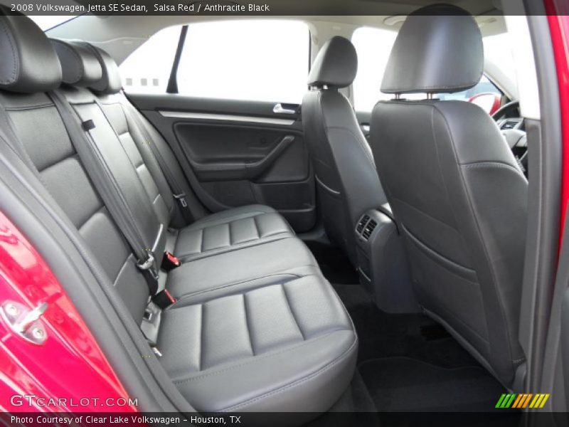 Salsa Red / Anthracite Black 2008 Volkswagen Jetta SE Sedan