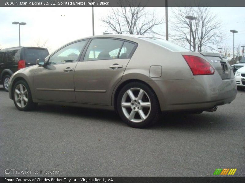 Spirited Bronze Pearl / Black 2006 Nissan Maxima 3.5 SE