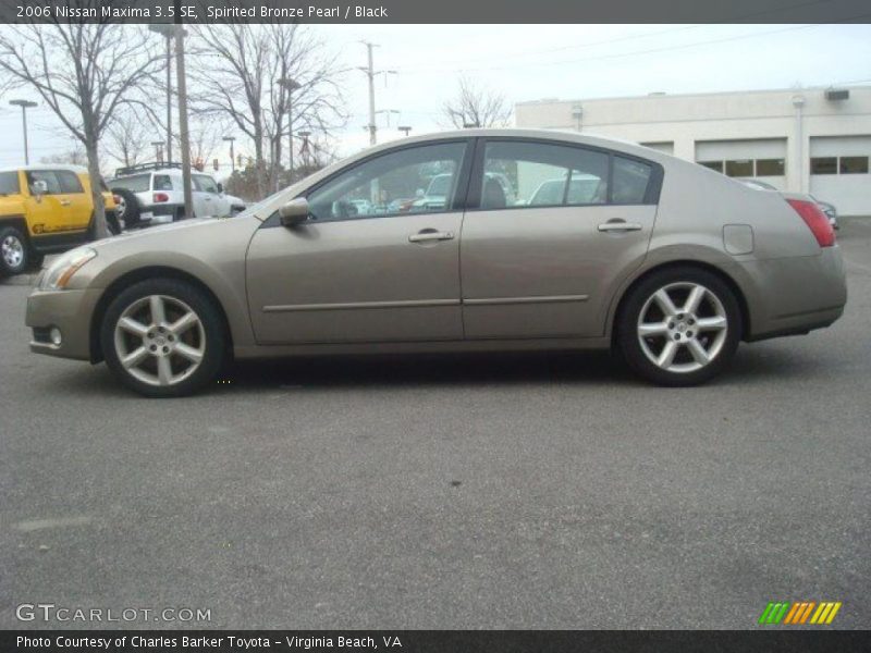 Spirited Bronze Pearl / Black 2006 Nissan Maxima 3.5 SE