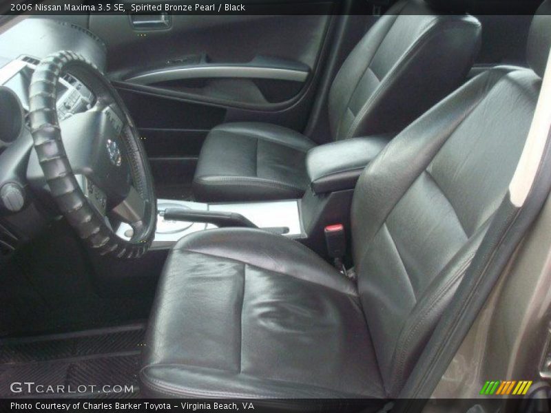 Spirited Bronze Pearl / Black 2006 Nissan Maxima 3.5 SE