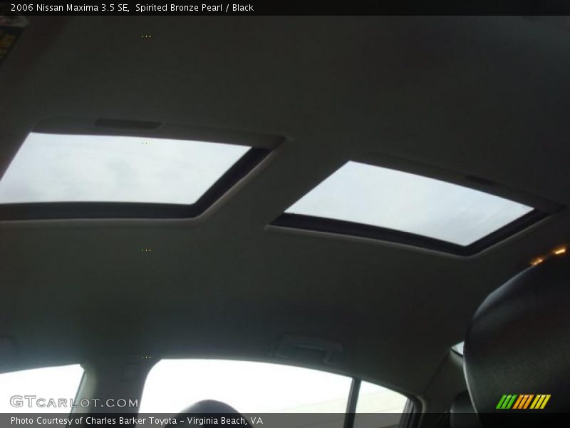 Spirited Bronze Pearl / Black 2006 Nissan Maxima 3.5 SE