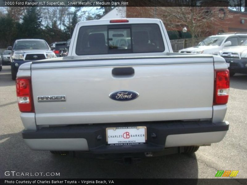 Silver Metallic / Medium Dark Flint 2010 Ford Ranger XLT SuperCab