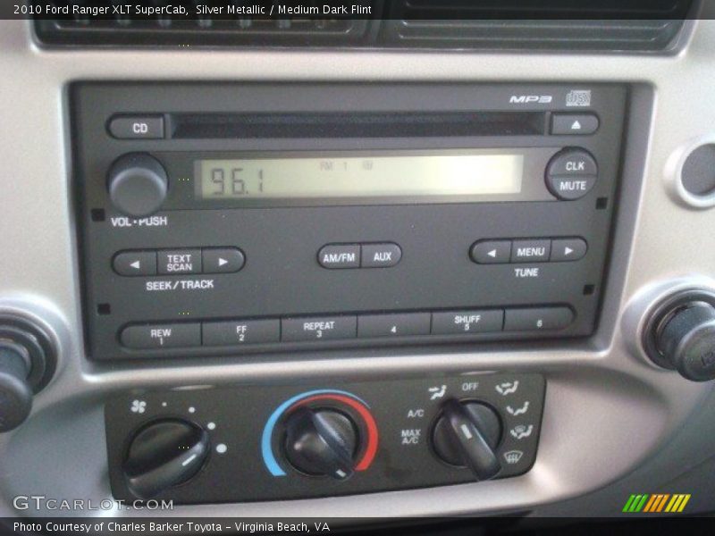 Silver Metallic / Medium Dark Flint 2010 Ford Ranger XLT SuperCab