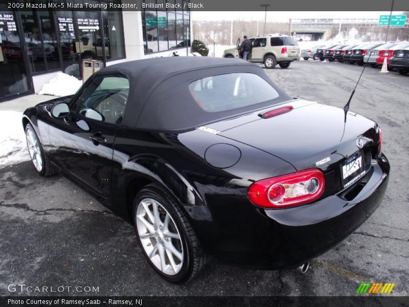 Brilliant Black / Black 2009 Mazda MX-5 Miata Touring Roadster