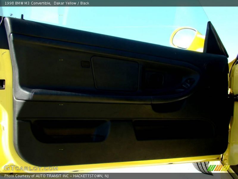 Dakar Yellow / Black 1998 BMW M3 Convertible