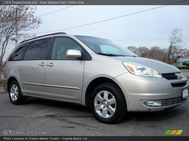 Silver Shadow Pearl / Stone Gray 2004 Toyota Sienna XLE