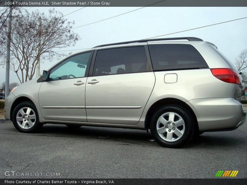Silver Shadow Pearl / Stone Gray 2004 Toyota Sienna XLE