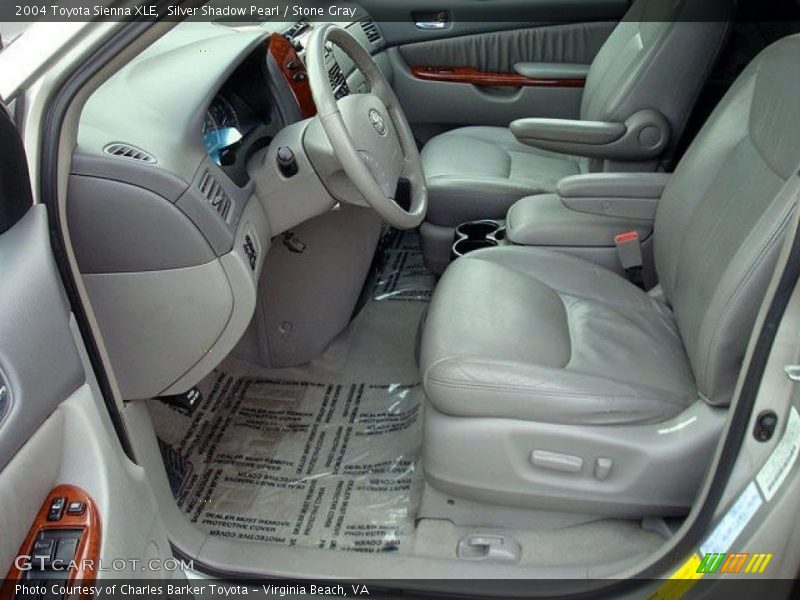 Silver Shadow Pearl / Stone Gray 2004 Toyota Sienna XLE