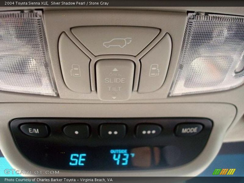 Silver Shadow Pearl / Stone Gray 2004 Toyota Sienna XLE