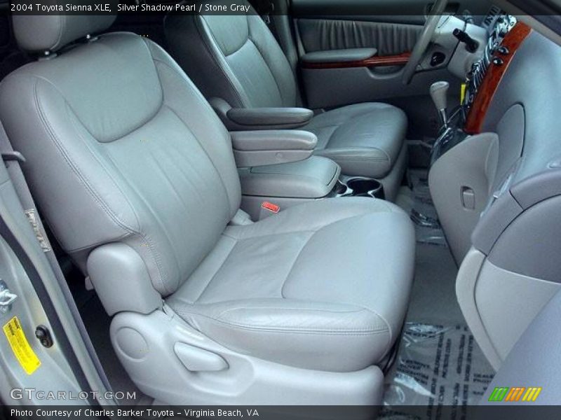 Silver Shadow Pearl / Stone Gray 2004 Toyota Sienna XLE