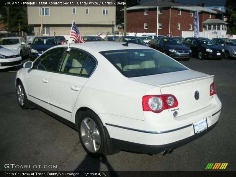 Candy White / Cornsilk Beige 2009 Volkswagen Passat Komfort Sedan