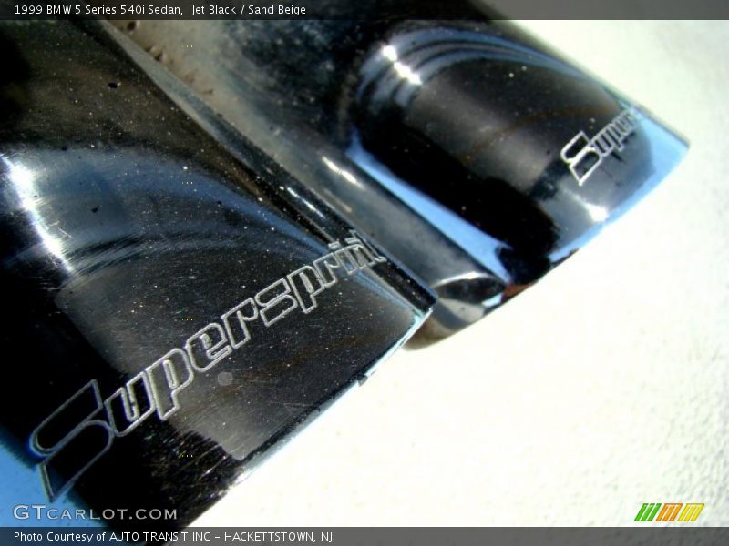 Jet Black / Sand Beige 1999 BMW 5 Series 540i Sedan