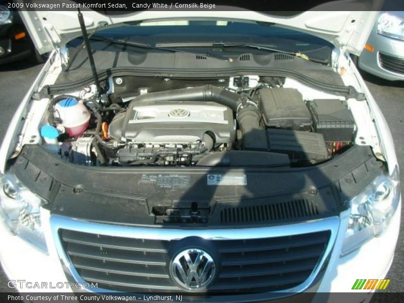 Candy White / Cornsilk Beige 2009 Volkswagen Passat Komfort Sedan