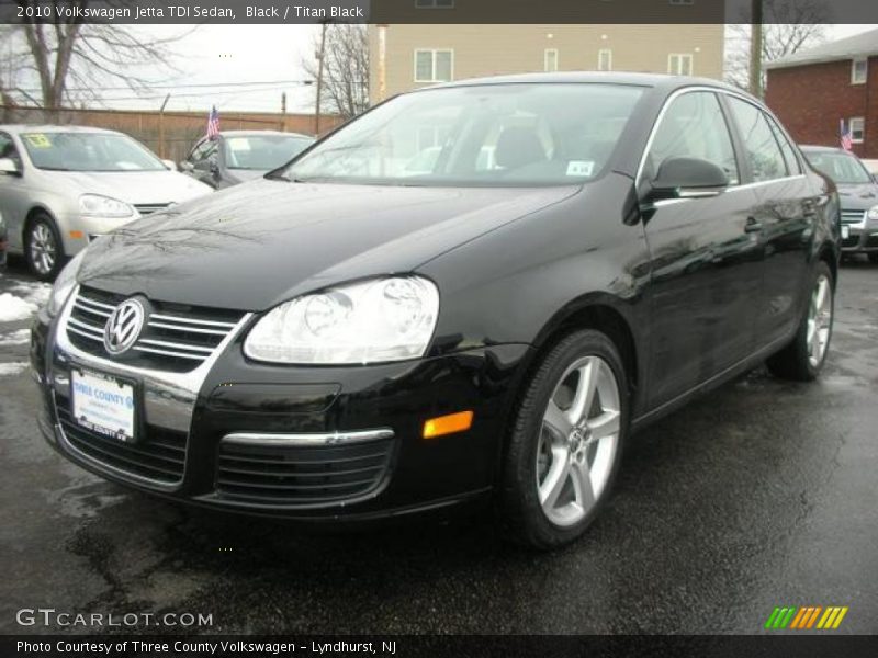 Black / Titan Black 2010 Volkswagen Jetta TDI Sedan