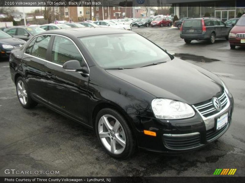 Black / Titan Black 2010 Volkswagen Jetta TDI Sedan