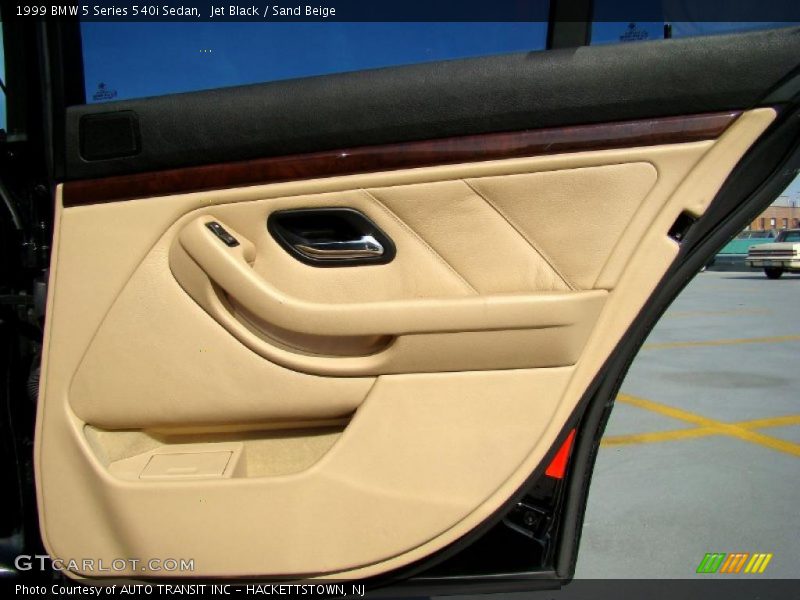 Jet Black / Sand Beige 1999 BMW 5 Series 540i Sedan