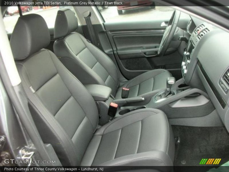 Platinum Grey Metallic / Titan Black 2010 Volkswagen Jetta TDI Sedan