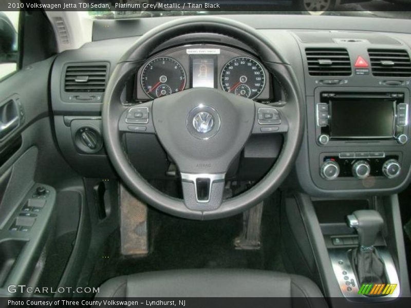 Platinum Grey Metallic / Titan Black 2010 Volkswagen Jetta TDI Sedan