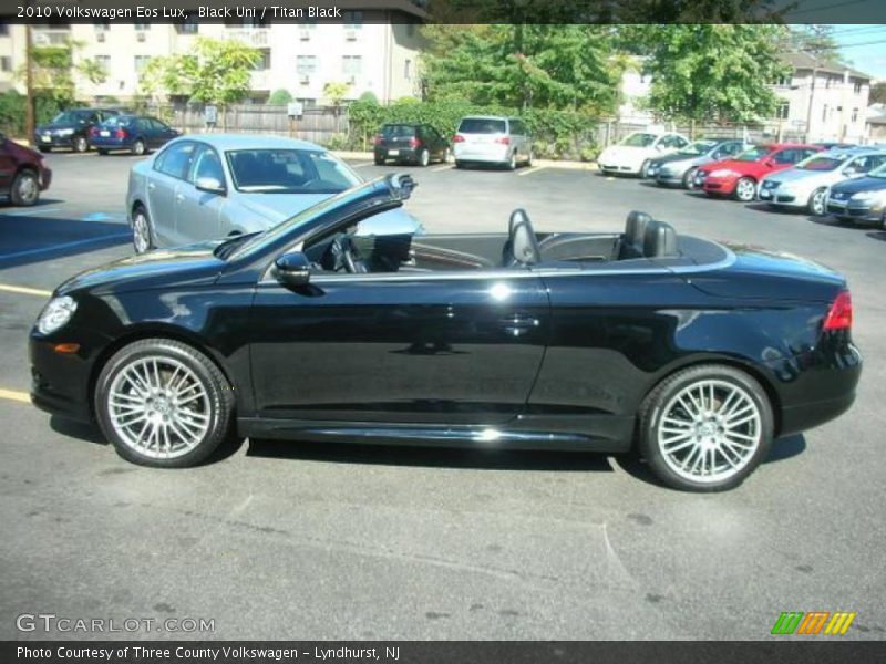 Black Uni / Titan Black 2010 Volkswagen Eos Lux